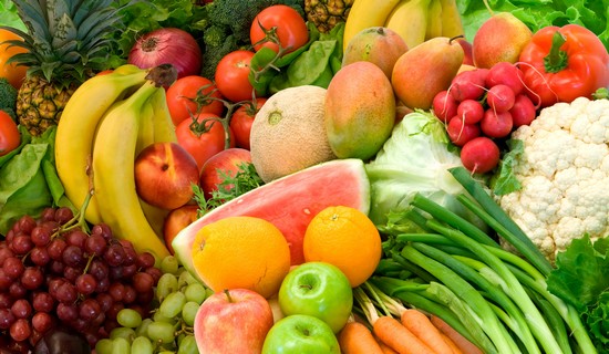 Assortiment de fruits et légumes