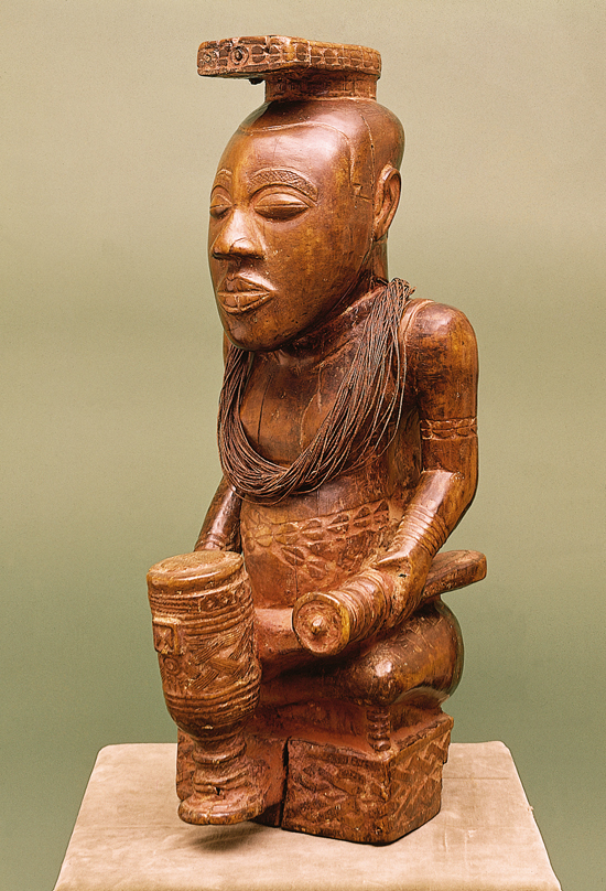 Zaïre, statuette en bois