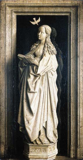Jan Van Eyck, Vierge de l'Annonciation Jan Van Eyck, Vierge de l'Annonciation
