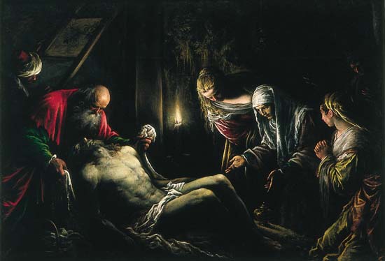 Jacopo Bassano, la Déposition du Christ Jacopo Bassano, la Déposition du Christ