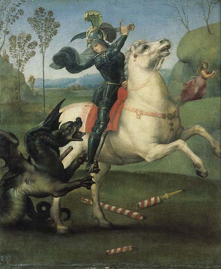 Raphaël, Saint Georges luttant avec le dragon