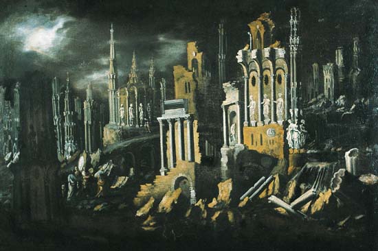 François de Nomé, Architecture fantastique de nuit François de Nomé, Architecture fantastique de nuit