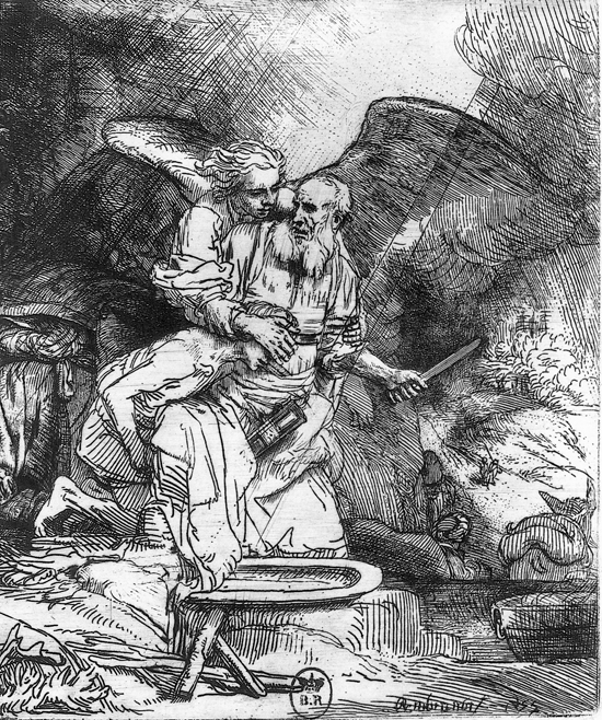 Rembrandt, le Sacrifice d'Abraham Rembrandt, le Sacrifice d'Abraham