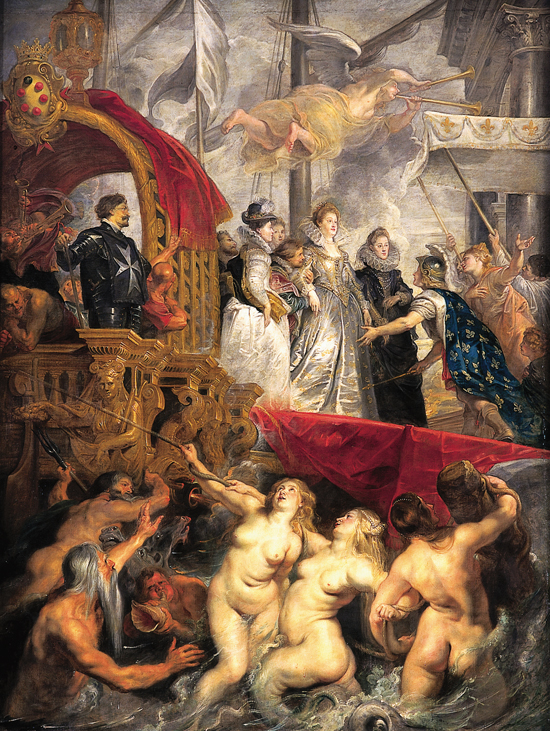 Rubens, l'Arrivée de Marie de Médicis Rubens, l'Arrivée de Marie de Médicis