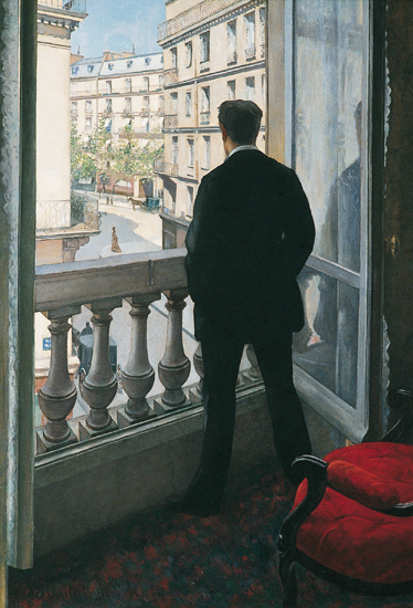 Gustave Caillebotte, Jeune homme à sa fenêtre