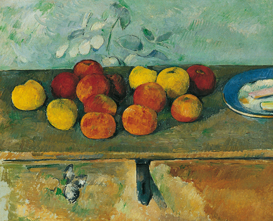 Paul Cézanne, Pommes et biscuits