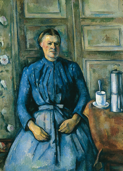 Paul Cézanne, la Femme à la cafetière