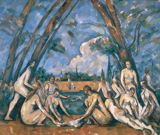 Paul Cézanne, les Grandes Baigneuses
