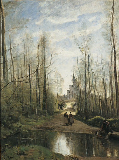 Camille Corot, l'Église de Marissel, près de Beauvais Camille Corot, l'Église de Marissel, près de Beauvais