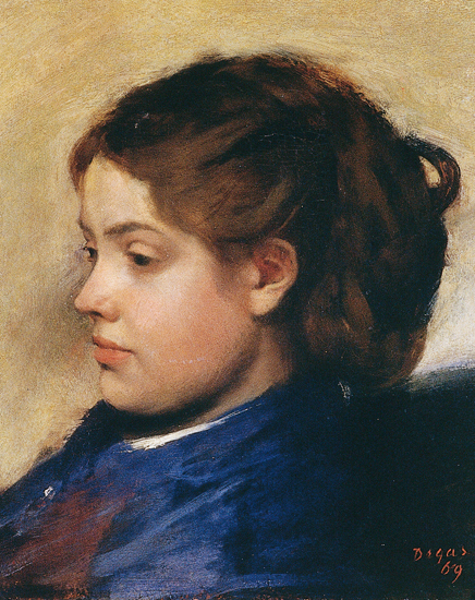 Edgar Degas, Portrait d'Emma Dobigny