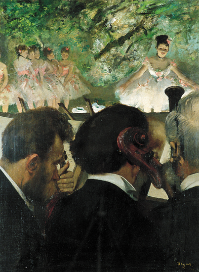 Edgar Degas, Musiciens à l'orchestre