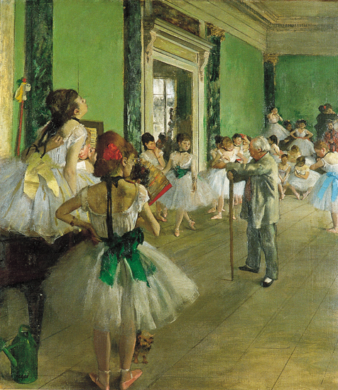 Edgar Degas, <i>la Classe de danse</i>