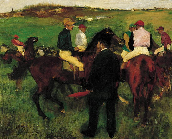 Edgar Degas, <i>Chevaux de courses</i>