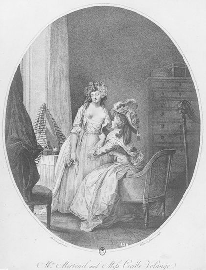 Pierre Choderlos de Laclos, <i>les Liaisons dangereuses</i> : M<SUP>me</SUP> de Merteuil et Cécile Volanges