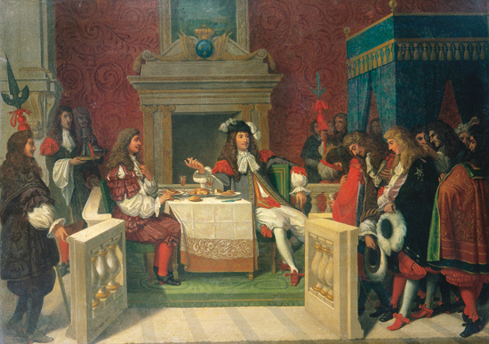 Ingres, Louis XIV et Molière déjeunant à Versailles
