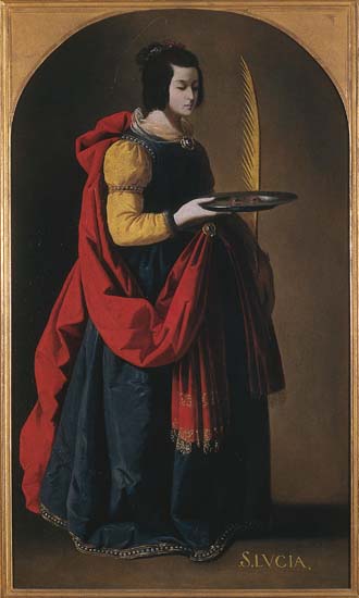 Francisco de Zurbarán, <i>Sainte Lucie</i>