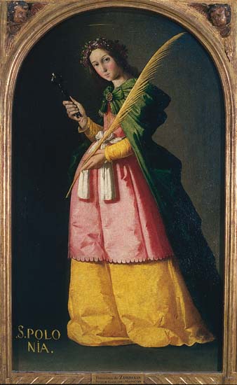 Francisco de Zurbarán, Sainte Apolline Francisco de Zurbarán, Sainte Apolline