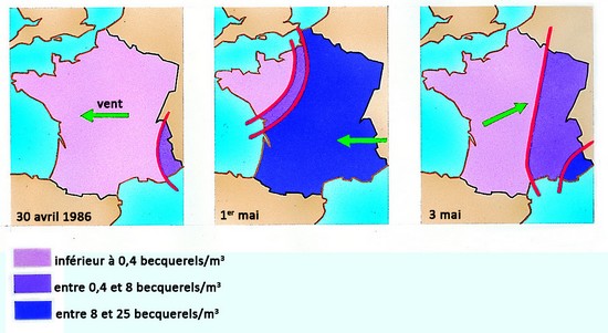 Tchernobyl. Nuage radioactif sur la France