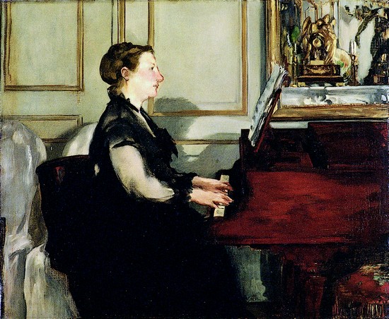 Édouard Manet, <i>Madame Manet au piano</i>