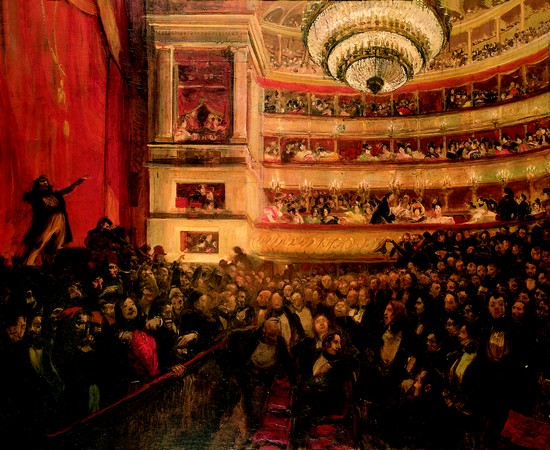 Albert Besnard, la Première d'Hernani Albert Besnard, la Première d'Hernani