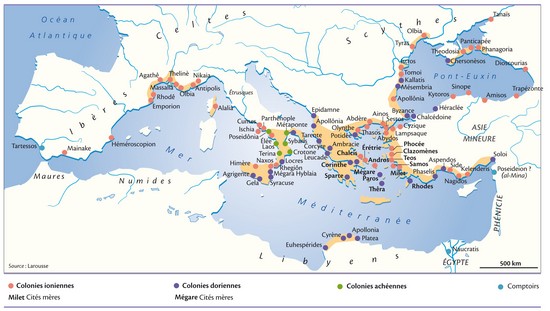 L'expansion grecque à l'époque classique