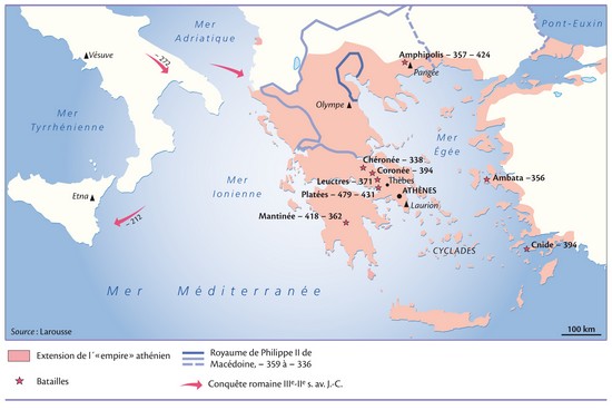 La Grèce de la fin du Ve siècle à la fin du IIIe siècle av. J.-C. La Grèce de la fin du Ve siècle à la fin du IIIe siècle av. J.-C.