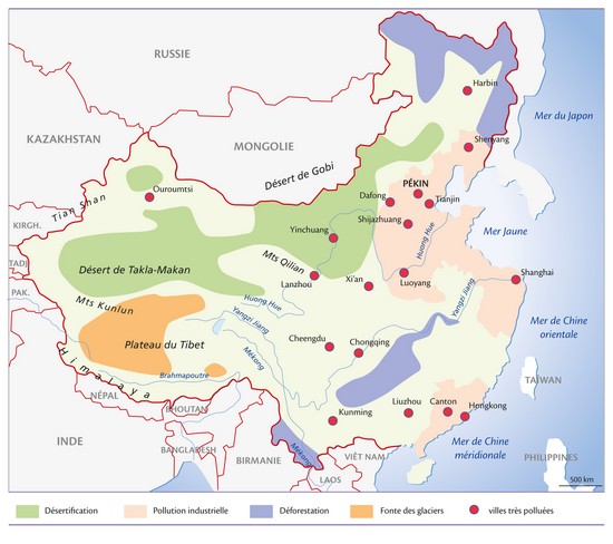 Les menaces sur l'environnement en Chine