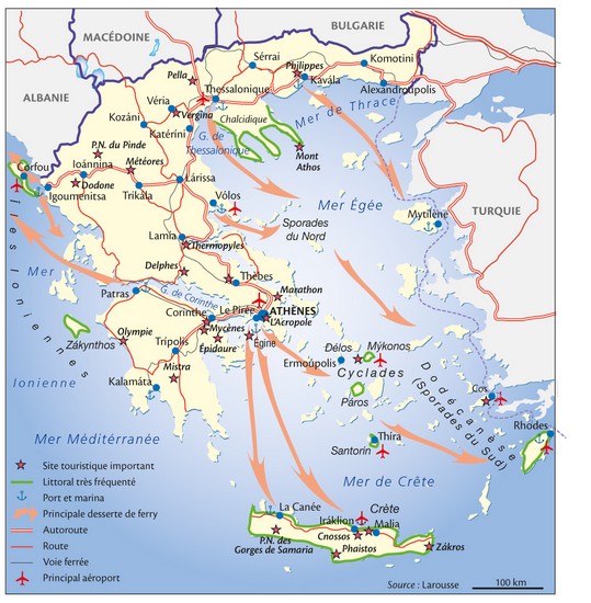Le tourisme en Grèce Le tourisme en Grèce
