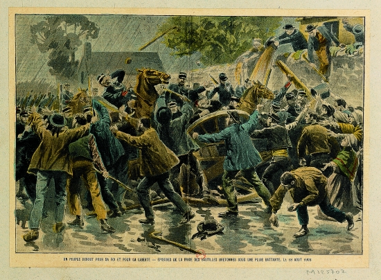 Manifestation anti-Combes en Bretagne, 1902 Manifestation anti-Combes en Bretagne, 1902