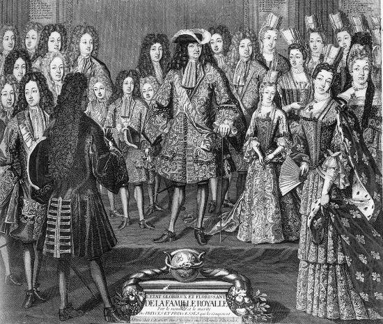 Louis XIV et sa famille