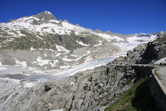 Le glacier du Rhône