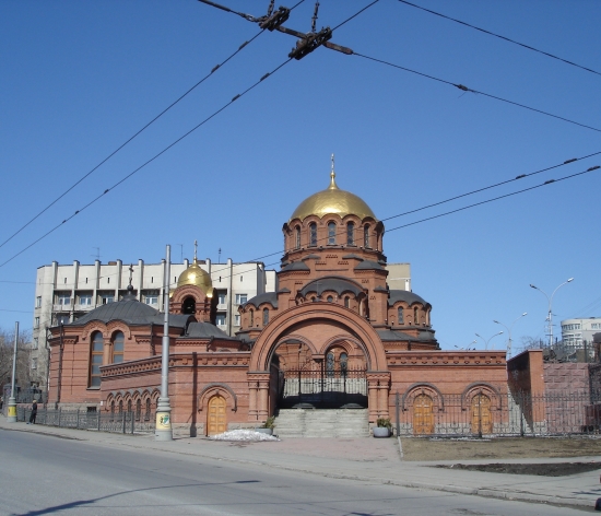 Cathédrale Alexandre-Nevsky, Novossibirsk, Russie Cathédrale Alexandre-Nevsky, Novossibirsk, Russie