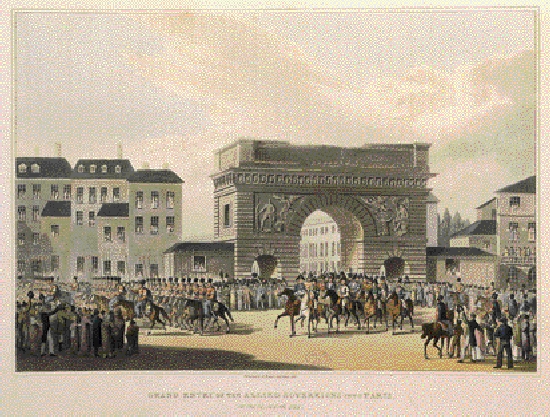 La porte Saint-Martin, à Paris