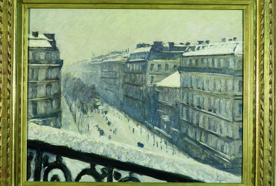 Gustave Caillebotte, Boulevard Haussmann [...]