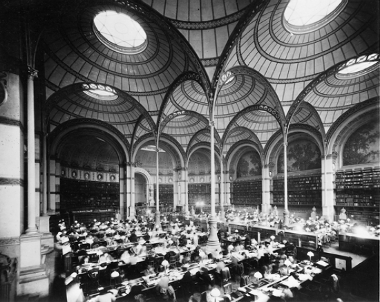 La Bibliothèque nationale, à Paris