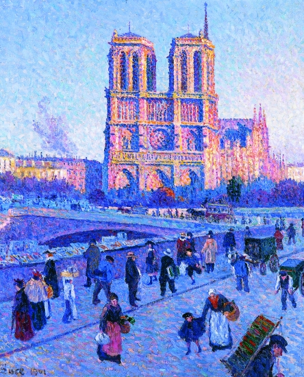 Maximilien Luce, le Quai Saint-Michel et Notre-Dame en 1901