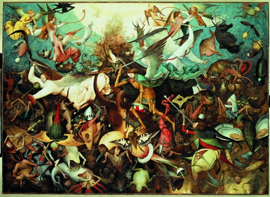 Pieter Bruegel l'Ancien, <i>la Chute des anges rebelles</i>.