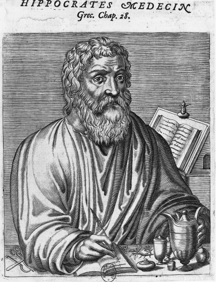 Portrait d'Hippocrate Portrait d'Hippocrate