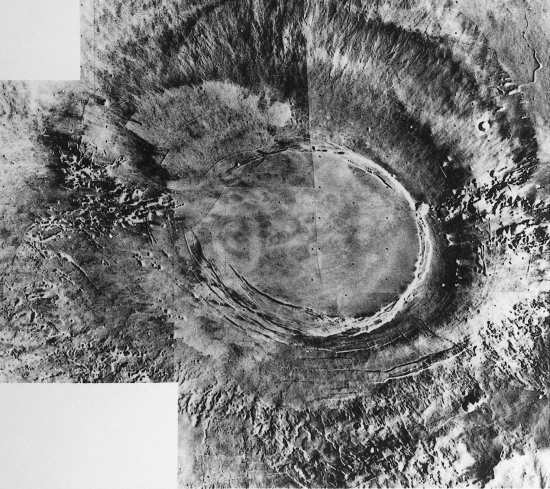 Volcan Arsia Mons sur Mars Volcan Arsia Mons sur Mars