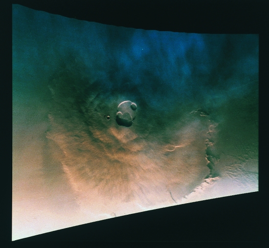Volcan Olympus Mons sur Mars Volcan Olympus Mons sur Mars
