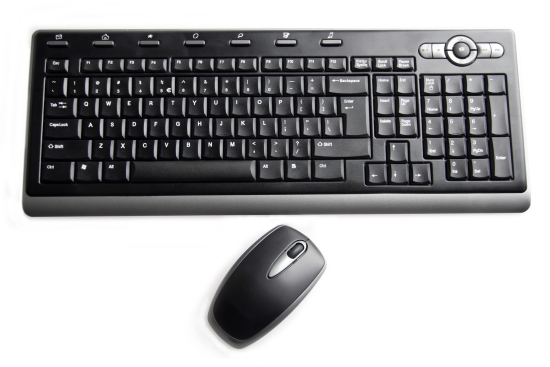 Clavier et souris d'ordinateur