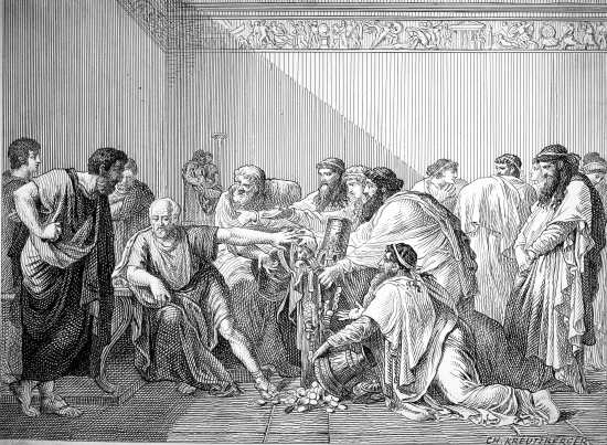 Hippocrate refusant les présents d'Artaxerxès Hippocrate refusant les présents d'Artaxerxès
