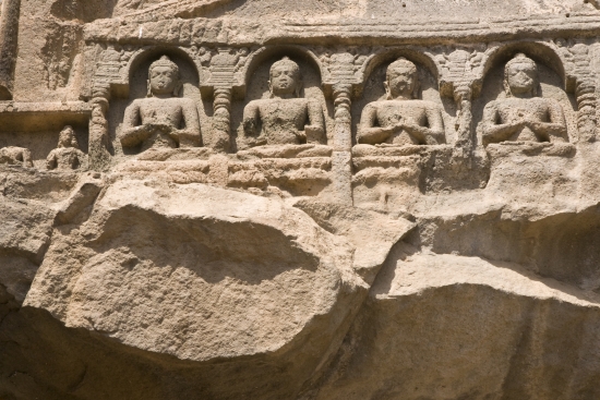 Ajanta, décor rupestre