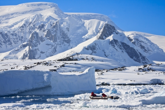 Paysage de l'Antarctique