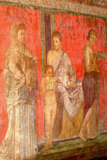 Fresque découverte à Pompéi