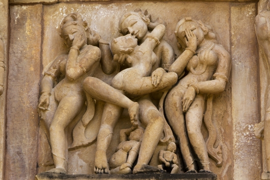 Khajuraho, relief