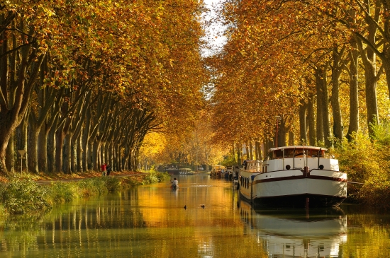 Languedoc-Roussillon, le canal du Midi