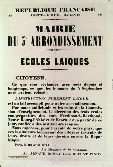 Écoles laïques