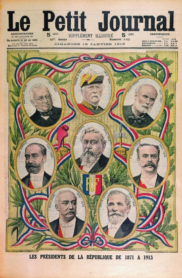 Les présidents de la République de 1871 à 1913