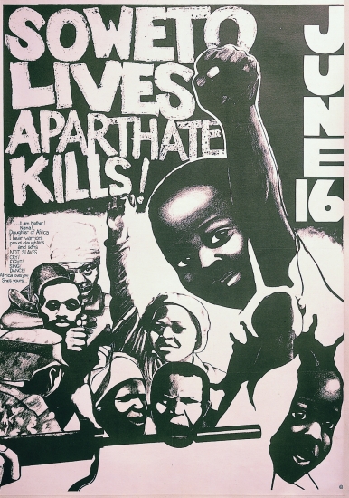 « Soweto vit, l'apart-haine tue » « Soweto vit, l'apart-haine tue »